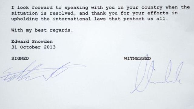 ALEMANIA ENTRA EN CONTACTO CON SNOWDEN