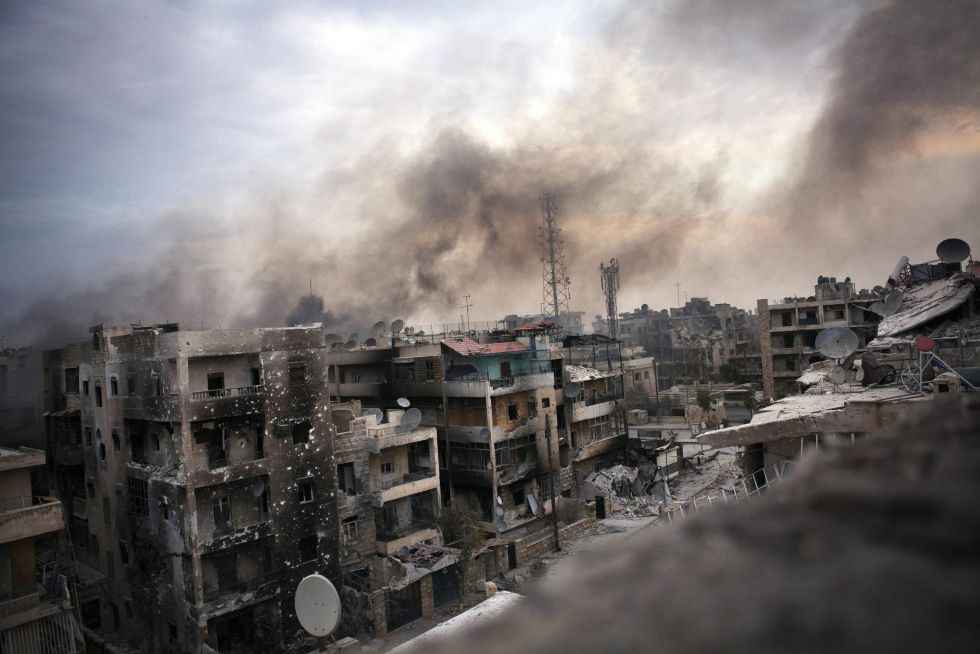 BOMBARDEO DE ASSAD Y GOLPE DE LOS REBELDES