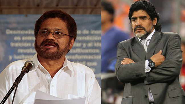 INCOMPRENSIBLE BINOMIO FARC-MARADONA