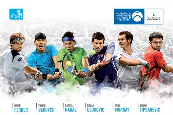 EXHIBICIÓN DE TENIS EN ABU DABI