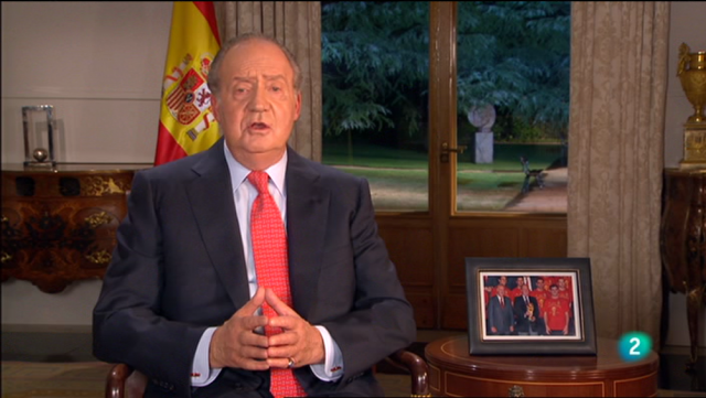 EL REY DE ESPAÑA RECONOCE UN POQUITO CIERTAS COSAS