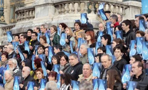 SE CALDEA EL AMBIENTE EN BILBAO