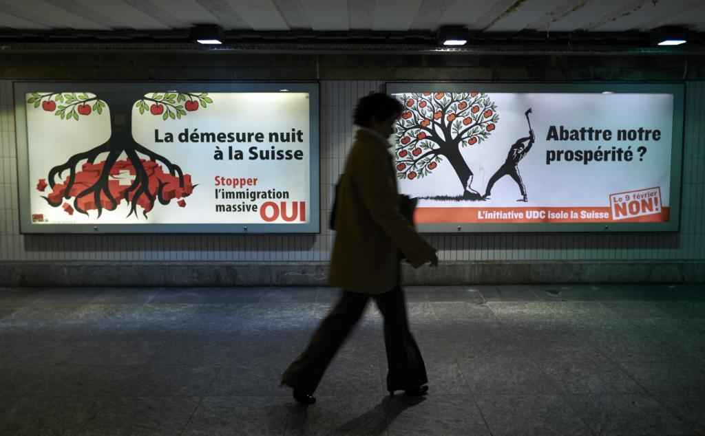 SUIZA CADA VEZ MÁS XENÓFOBA