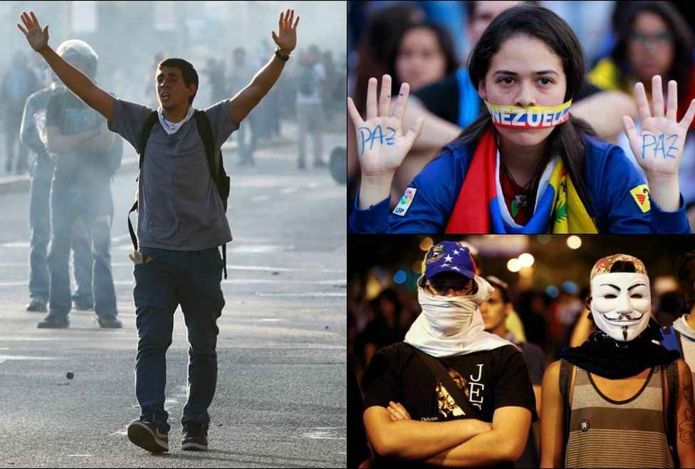 ACCIONES DE ESTUDIANTES E INFINITOS RUMORES EN VENEZUELA
