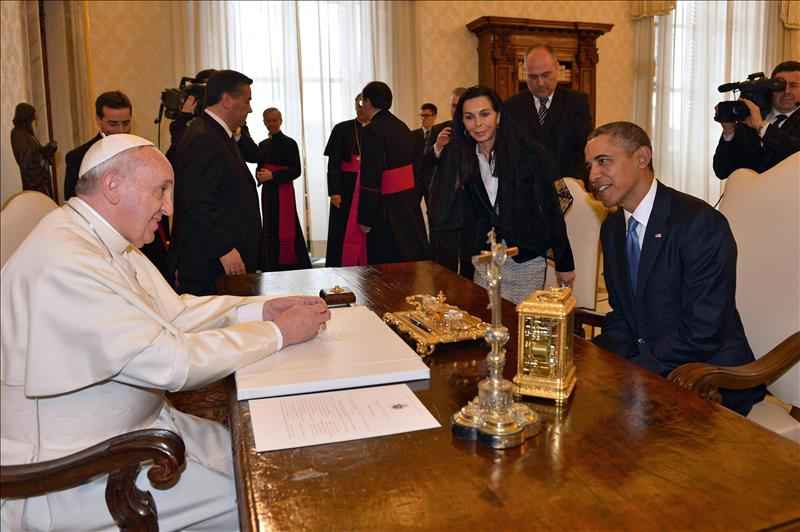 OBAMA PIDE QUE EL MUNDO ESCUCHE LA VOZ DEL PAPA