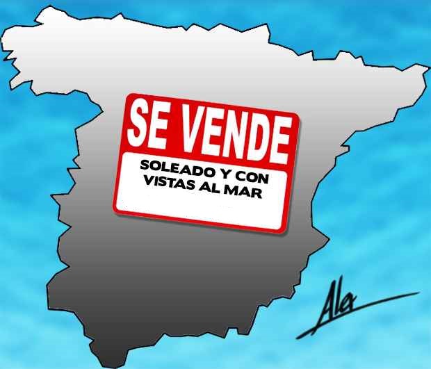 ESPAÑA SE VENDE MÁS Y MÁS BARATA