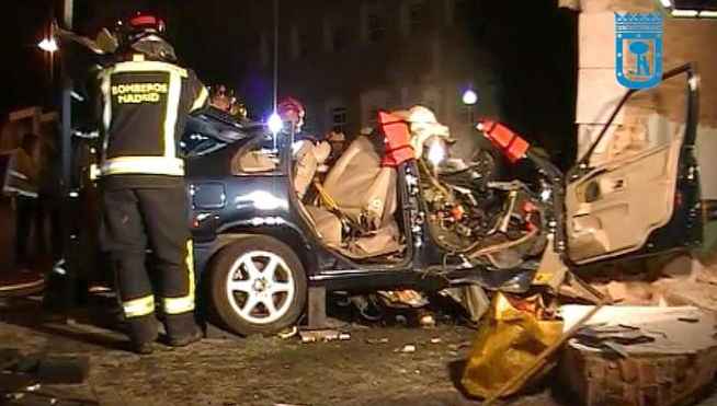GRAVE ACCIDENTE EN EL CENTRO DE MADRID