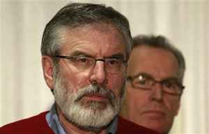 LA POLICÍA DEJA LIBRE A GERRY ADAMS