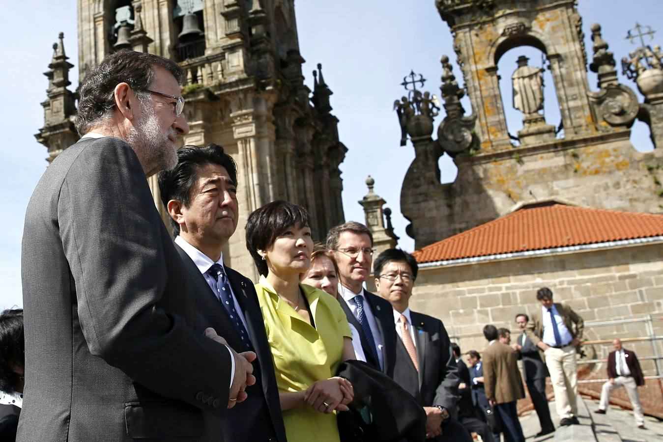 RAJOY DE ANFITRIÓN EN SANTIAGO