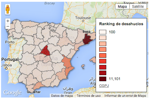 CIFRAS DE DESAHUCIOS EL AÑO PASADO