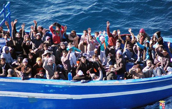 COMIENZAN LOS ALUVIONES DE INMIGRANTES