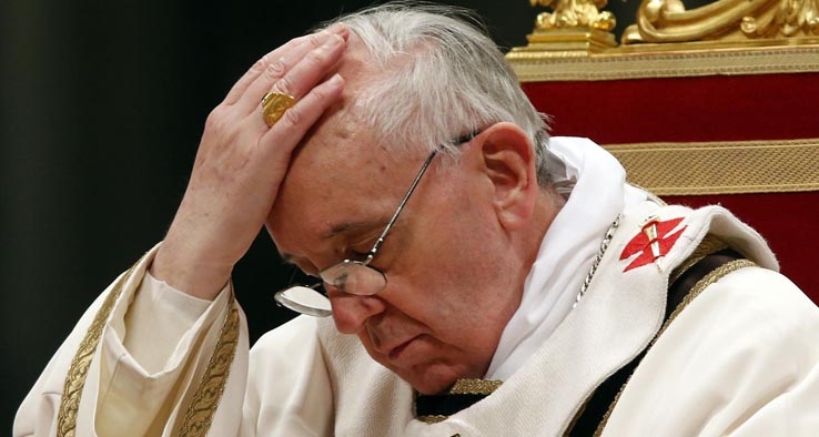 LA ORACIÓN DE LAS TRES RELIGIONES PUDO CON EL PAPA