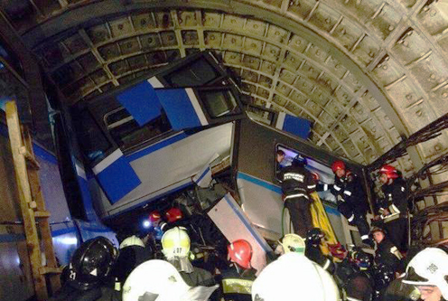 ACCIDENTE EN EL METRO DE MOSCÚ
