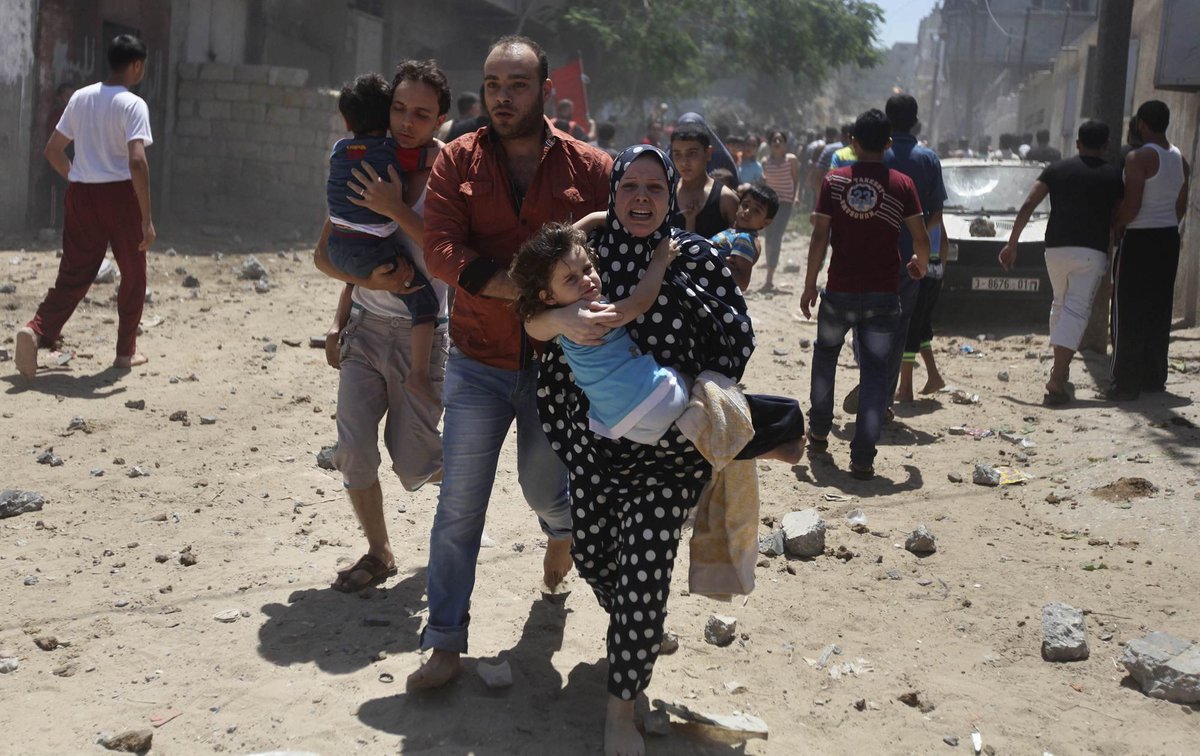 AGUARDANDO LA OFENSIVA TERRESTRE EN GAZA