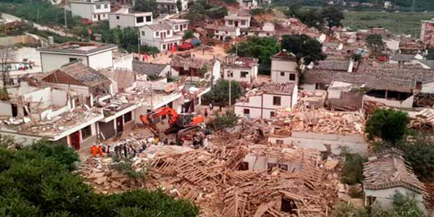 TERREMOTO EN EL CONDADO CHINO DE LUDIAN