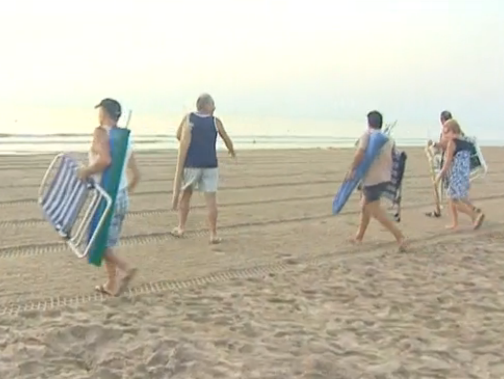 LICENCIADOS JUBILARES A LAS CARRERAS EN LA PLAYA