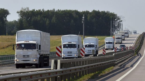 AYUDA HUMANITARIA RUSA PARA LOS PRORRUSOS DE DONETSK