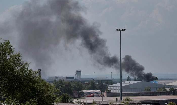 ATAQUES UCRANIANOS EN DONETSK
