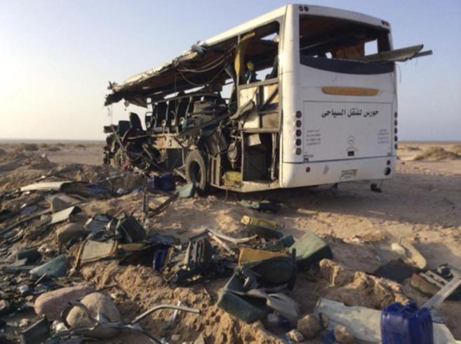 ACCIDENTE DE DOS AUTOBUSES EN EL SINAÍ