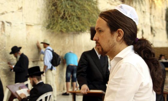 PABLO IGLESIAS CONCLUYE CON POLÉMICA SU VISITA A ISRAEL