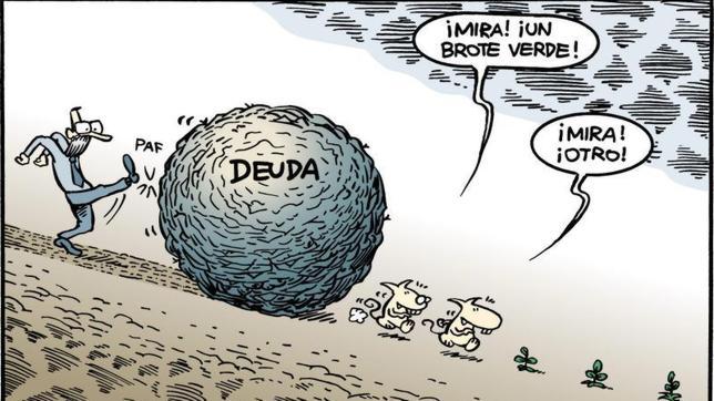 LA DEUDA PÚBLICA ESPAÑOLA SE LO COME CASI TODO