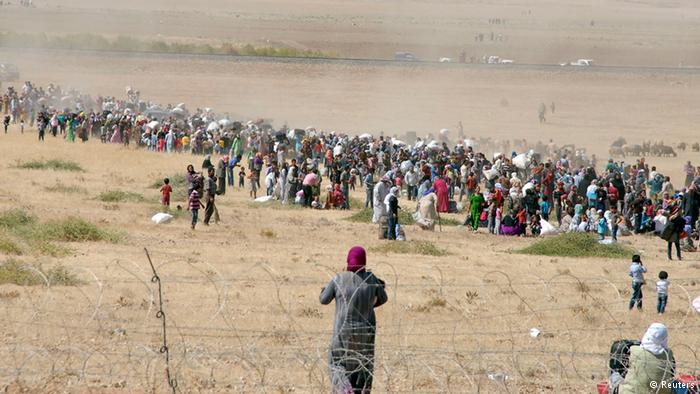 ÉXODO DE KURDOS HACIA TURQUÍA