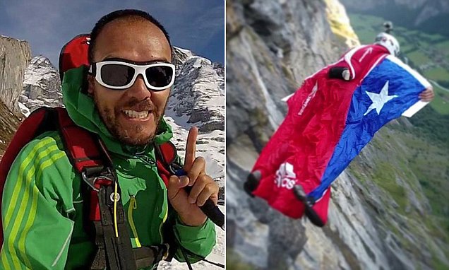 EL SALTO BASE CON TRAJE AÉREO CAMINO DE DESAPARECER FATALMENTE