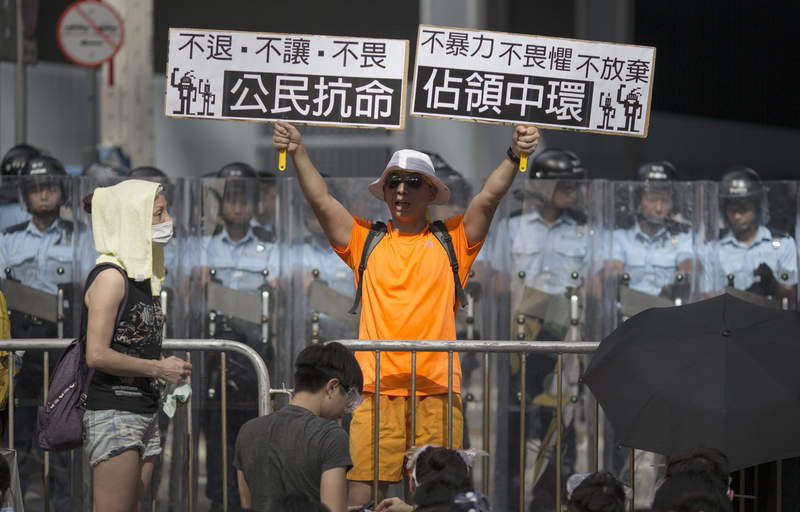 PROTESTAS ESTUDIANTILES EN HONG KONG