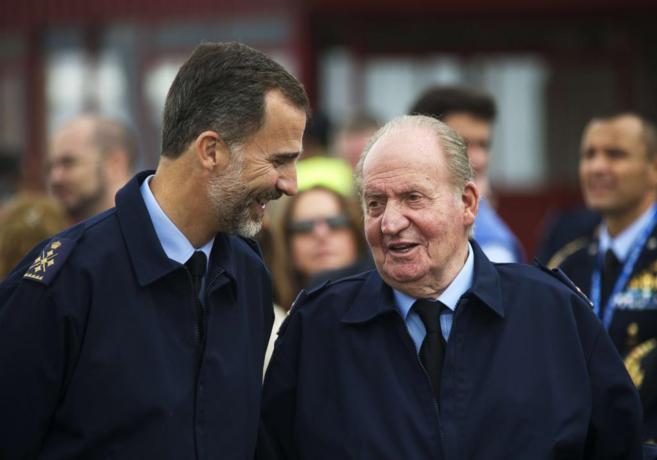 FESTIVAL AÉREO EN TORREJÓN CON EL REY Y EL REY EMÉRITO