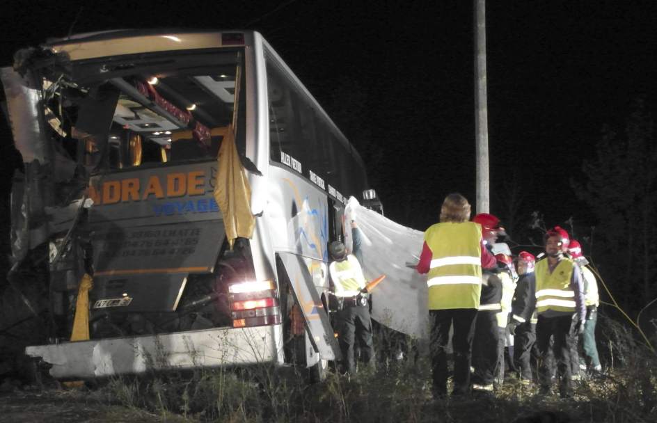 ACCIDENTE DE AUTOBUSES EN “LA RUTA DE LOS PORTUGUESES”