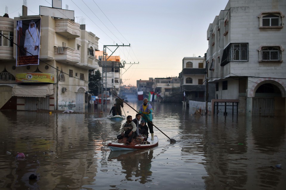 NUEVO DRAMA EN GAZA: LAS LLUVIAS TORRENCIALES