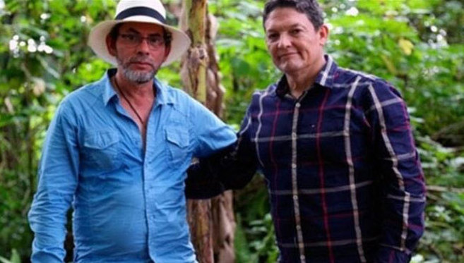 EL EX GENERAL ALZATE Y EL COMANDANTE ALAPE