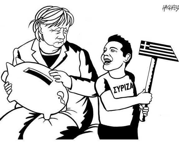 20150205 Merkel and Tsipras