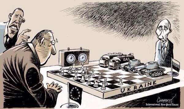 20150205 Putin vs western countries comic Ukraine
