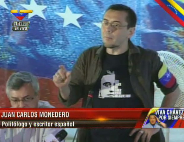 NOS PREOCUPA QUE MONEDERO HAYA COBRADO POR ASESORAR EN POLÍTICA FINANCIERA… ¡A VENEZUELA!