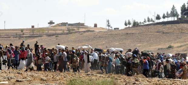 DRAMA DE LOS DESPLAZADOS Y REFUGIADOS SIRIOS