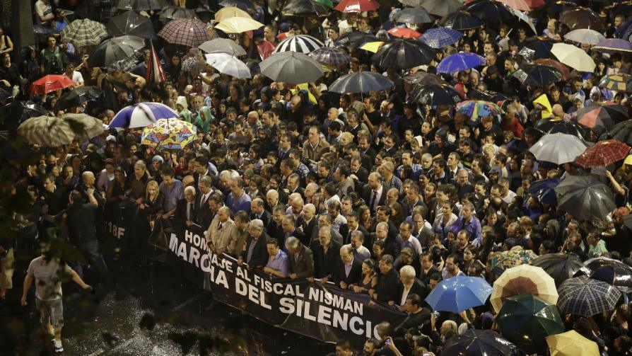 MARCHA DEL SILENCIO EN HOMENAJE A NISMAN