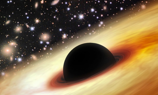 DESCUBREN UN IMPRESIONANTE AGUJERO NEGRO Y SU QUÁSAR