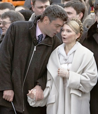 20150228 Nemtsov Tymoshenko