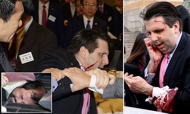 AGRESIÓN AL EMBAJADOR DE EEUU EN COREA DEL SUR