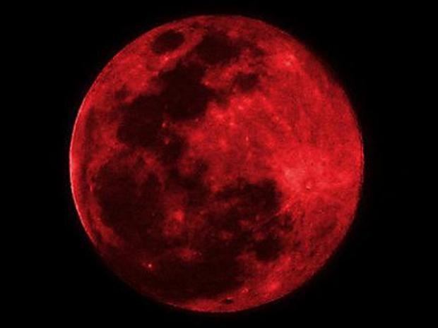 HOY SE VIO LA LUNA DE SANGRE O LUNA ROJA