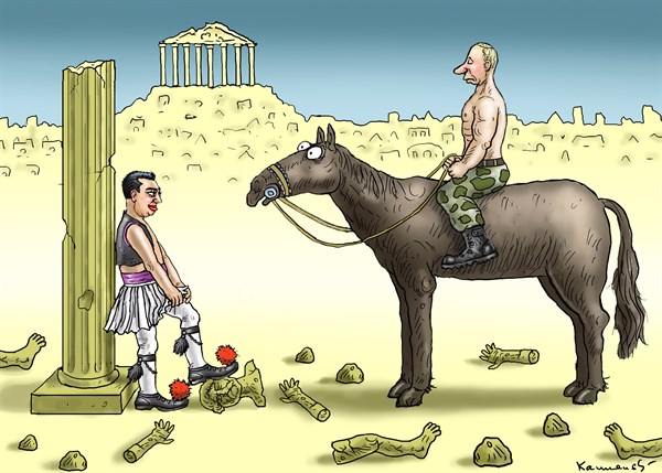 CARA A CARA ENTRE TSIPRAS Y PUTIN