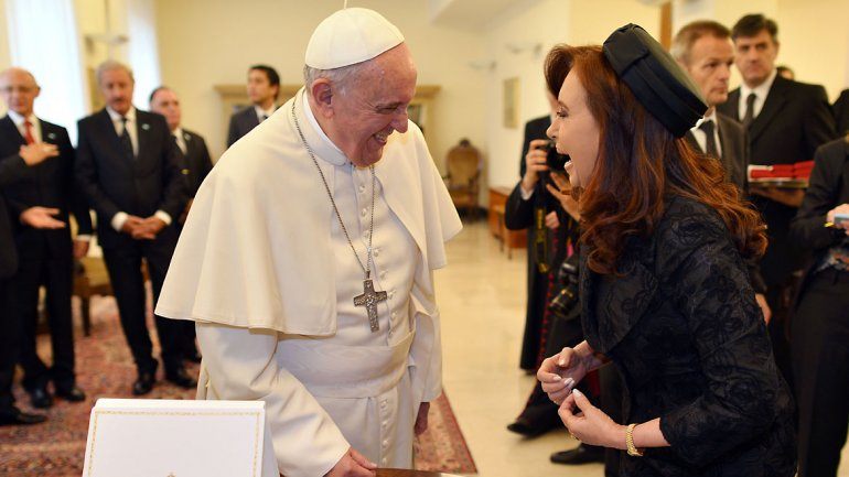 EL “CRISTINISMO” DEL PAPA ES EVIDENTE…