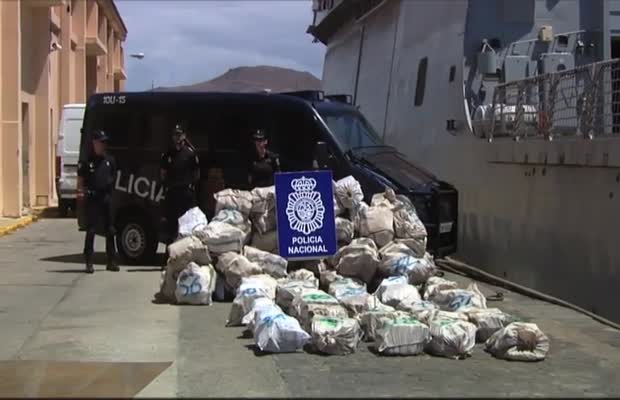 REQUISADAS CASI DOS TONELADAS DE COCA CON DESTINO A ESPAÑA