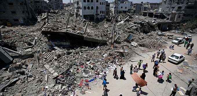 LA AYUDA INTERNACIONAL NO LLEGA A GAZA