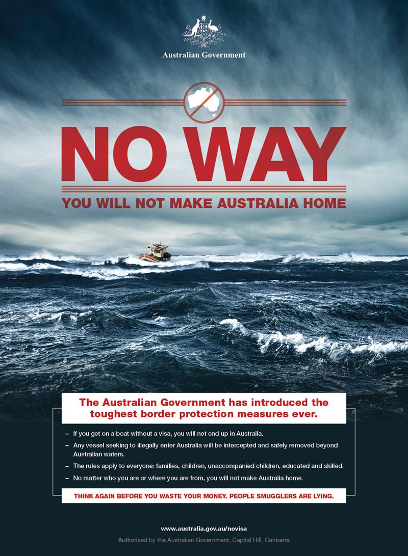 AUSTRALIA FINANCIA A LOS TRAFICANTES DE PERSONAS Y PRESUME DE CREATIVIDAD POR ELLO