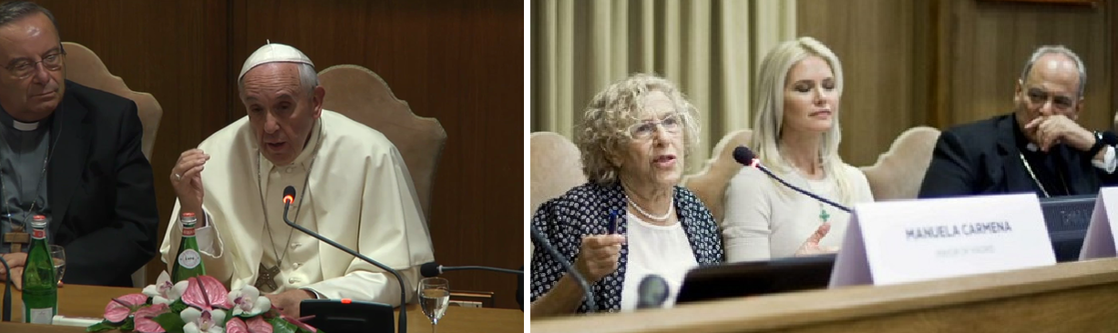 EL PAPA QUIERE HABLAR DE ECOLOGÍA, CARMENA DE PROSTITUCIÓN