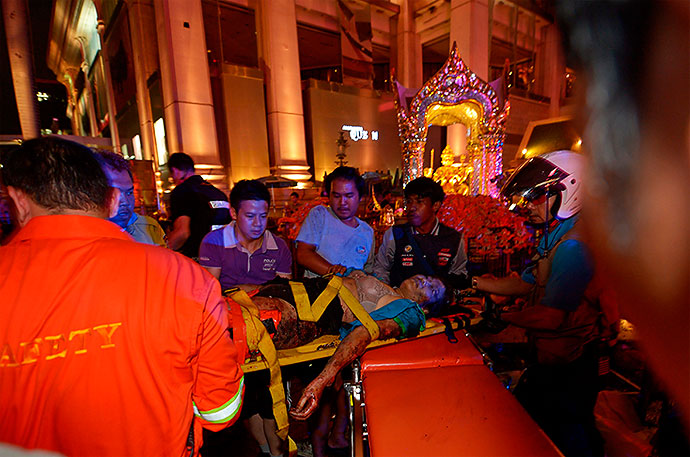 BOMBA EN EL CENTRO DE BANGKOK