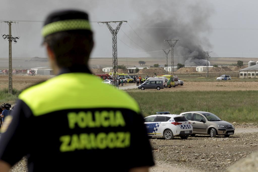 GRAN EXPLOSIÓN EN LA EMPRESA ‘PIROTECNIA ZARAGOZANA’