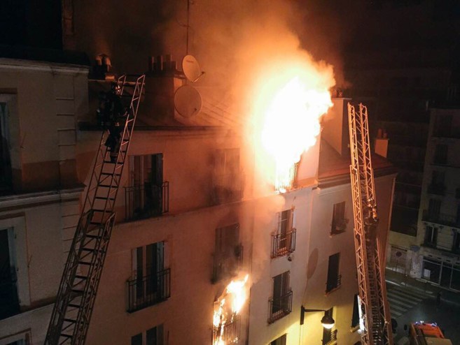 TRÁGICO INCENDIO EN UN BARRIO POPULAR DE PARIS